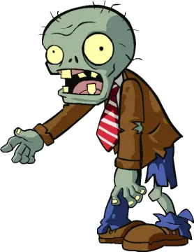 a cartoon zombie in a suit and tie