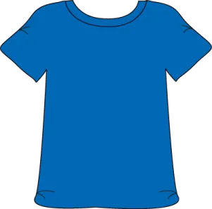 a women's blue t - shirt