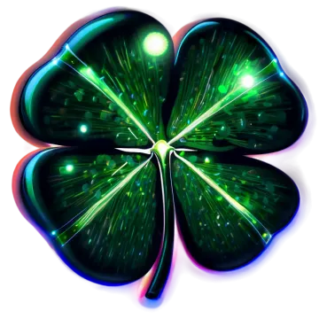 a four leaf clover on a white background