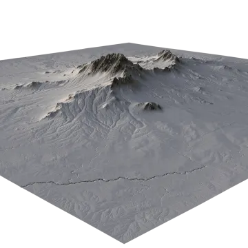 an image of a snow covered mountain