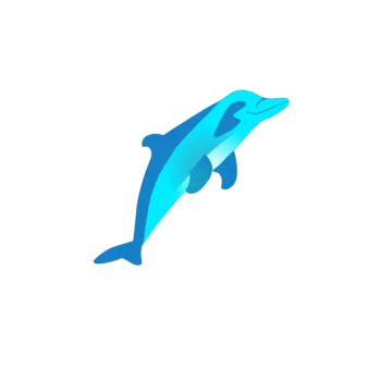 a dolphin jumping out of the water