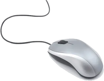 a computer mouse on a white background