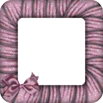 a pink pillow with a bow on it