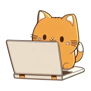 a cat sitting on top of a laptop