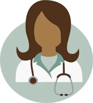 a woman doctor with a stel in her hand