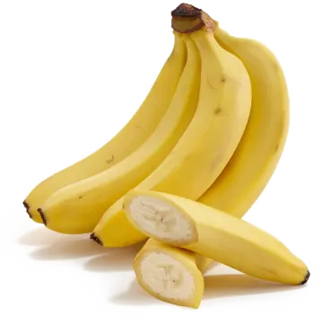 a bunch of bananas on a white background