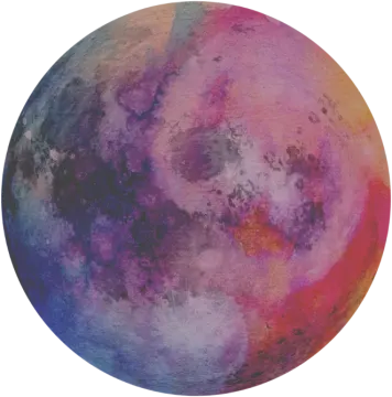 the full moon is shown in this image