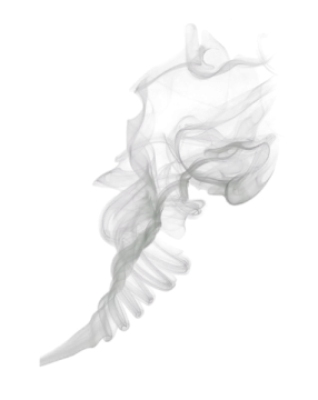 smoke on a white background