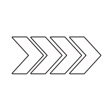 a black and white arrow icon
