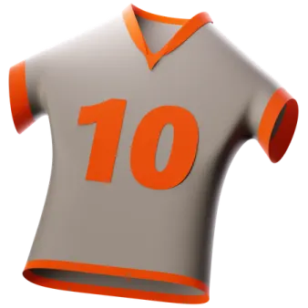 a football jersey with the number 10 on it