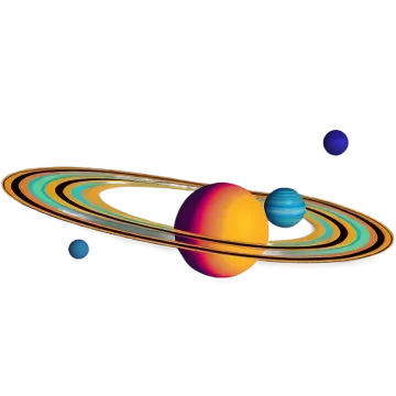 an image of the planets and their satellites