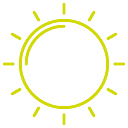 a yellow sun icon