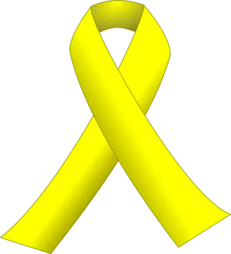 a yellow ribbon