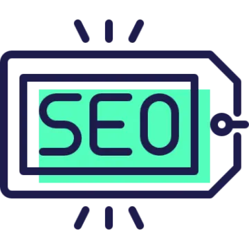 a smartphone with the word seo on it