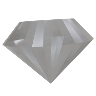 a diamond on a white background
