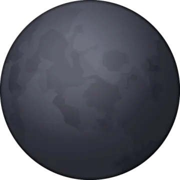 a black ball with stars on it