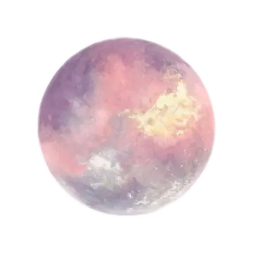 a watercolor painting of the moon