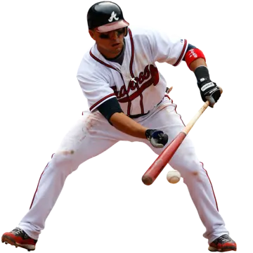 a baseball player with a bat in his hand