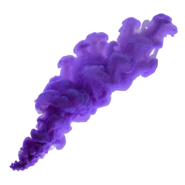 purple smoke on a white background