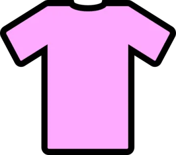 a pink t - shirt