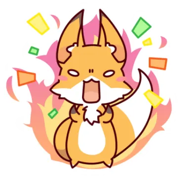 a drawing of a fox wearing a tie