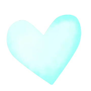 a watercolor heart on a white background
