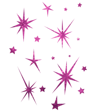 a group of stars on a white background