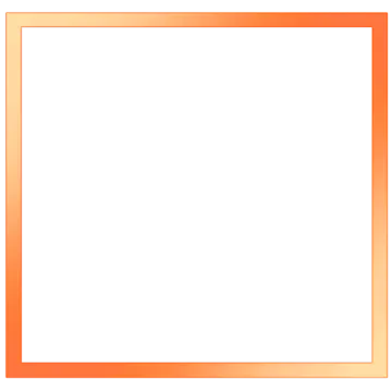 a gold frame on a white background