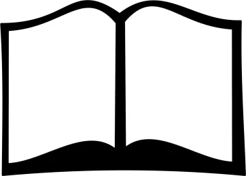 an open book icon
