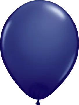 a blue balloon on a white background