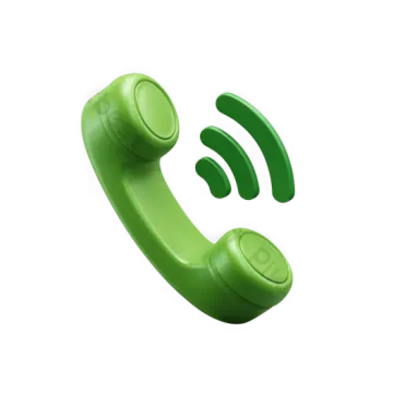 an image of a green phone