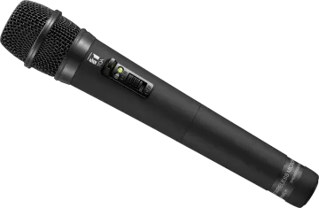 a microphone on a white background