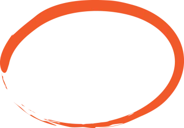 a brown circle on a white background