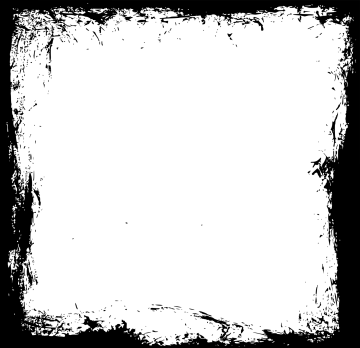 a black and white square frame
