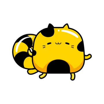 a yellow and black cat sleeping on its back