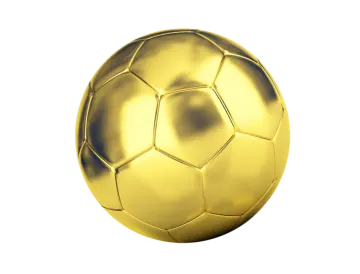 a soccer ball on a white background