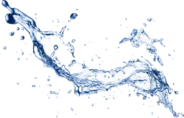 water splash on a white background