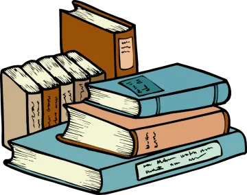 a stack of books