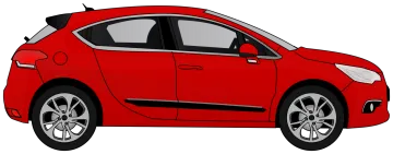 a red car clipart