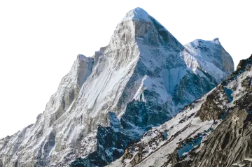 the mountain is tall