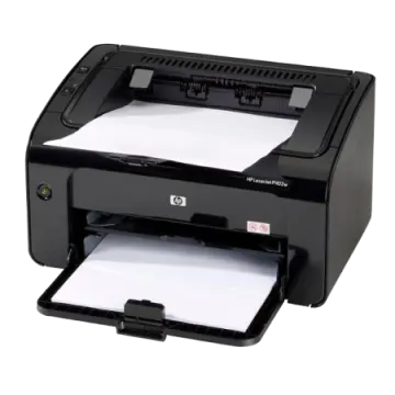 the hp printer is shown in this image