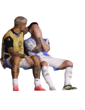two men sitting on top of each other men
