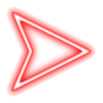 a red arrow icon on a white background
