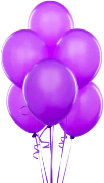 a bunch of balloons on a white background