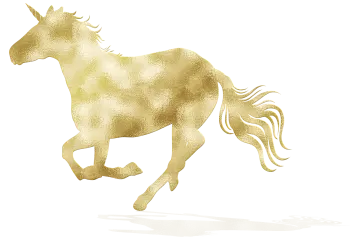 a drawing of a running horse