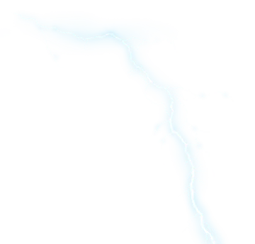 a lightning bolt on a white background