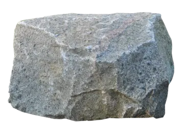 a large rock on a white background