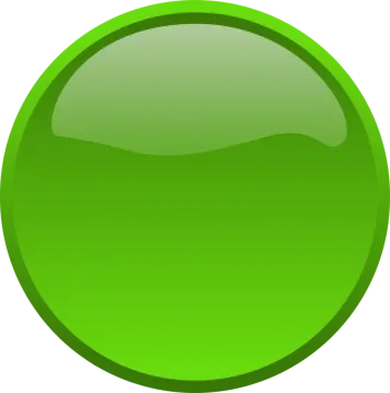 a green button on a white background