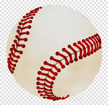 a baseball ball on a transparent background