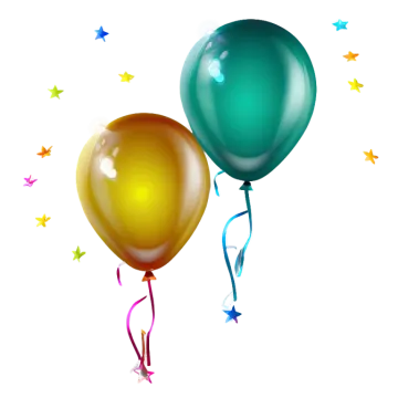 a bunch of colorful balloons on a white background